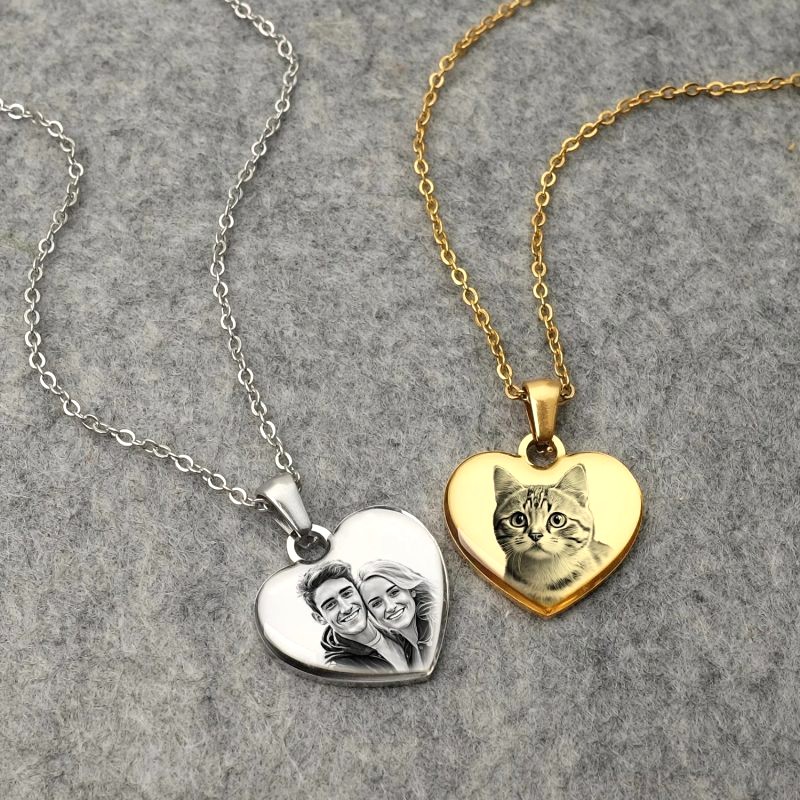 Collier Coeur Avec Photo 7
