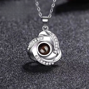 Collier Personnalise Photo Projection 2