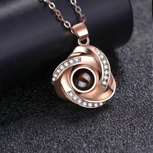 Collier Personnalise Photo Projection 3