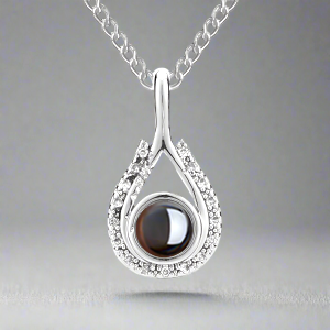 Collier Projection Photo Argent 2